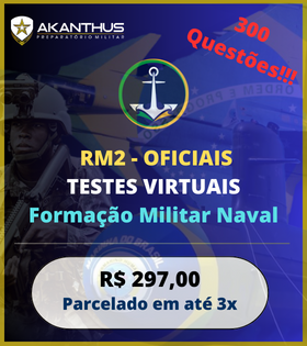 Testes Virtuais - Formação Militar Naval - SMV - Oficiais - MB