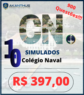 Pacote de 10 Simulados - Colégio Naval
