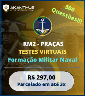 Testes Virtuais - Formação Militar Naval - SMV - Praças - MB